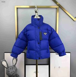 Luxury baby down jackets Solid standing collar boys coat kids designer clothes Size 110-160 winter Windproof girls Outwear Nov25