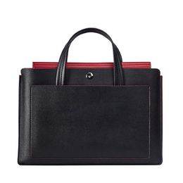 Briefcases 15 6 Inch Macbook Laptop Bags Luxury Handbags Women Designer Document Bag Briefcase Fashion PU Leather245u