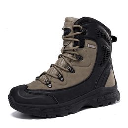 Boots Mens Hiking Work NonSlip Lightweight Waterproof Outdoor Training Shoes Military Combat Tactical Breathable Desert 231128