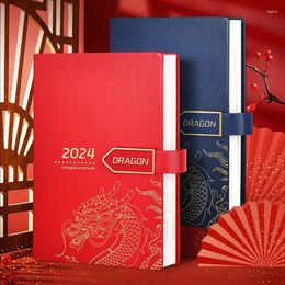 Agenda 2024 Planner Stationery Organiser Daily Sketchbook Calendar Notebook And Journal A5 Diary Notepad Dragon Note Book