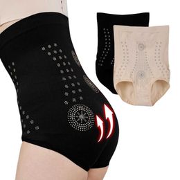 Waist Tummy Shaper 1pc/3pcs/2pcs For Women Negative Oxygen Ion Fat Burning Tummy Control Seamless Compression Body Shaper Shapewear Shorts PantiesL231129