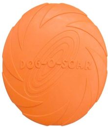 Dog Bowl Dog Flying Discs Soft Rubber Indestructible Trainers Pet Toy Dog Flying Saucer Bright Color for Dogs to See Large 59in9509956