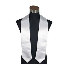 100pcs lot 72 Inch Grad Senior Student V-neck Logo Printing Home Textile Sublimation Blank Graduation Stoles For Students216w