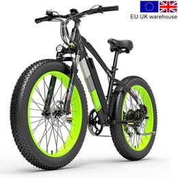 26 Inch 48V Fat Tyre Bicycle New LANKELEISI XC4000 1000W Electric Bicycle Beach POWER ELECTR BIKE with 48V 17.5Ah battery