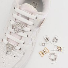Shoe Parts Accessories Fashion Luxury Rhinestone Charms DIY Colourful Sports Decoration Metal Diamond Shoelaces Buckles AF1 Shoes Accesories 231128
