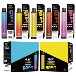 Authentic Puff Flex pro 5000 Puffs Vape Pen E Cigarettes 550mAh Battery Vaporizer Stick Vapor Kit 12ml Pre Filled Cartridge Device 15 flavors