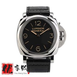 Watch Fashion Wristwatches Panerass Luxury Series Precision Steel Manual Mechanical Men's Pam00372 Waterproof Designer Stainless High Quality