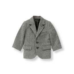 Down Coat Boy's Suit Jacket Herringbone Tweed Outerwear Grey Retro Single Breasted for 316 Years Children Kids Clothing Wedding 231128
