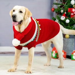 Dog Apparel Christmas Dog Sweater Xmas Pet Clothes Winter Dog Clothing Coat Poodle Schnauzer Corgi Samoyed Golden Retriever Costume Outfit 231129