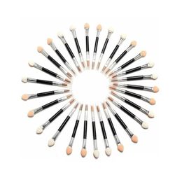 Makeup Brushes Makeup Brushes 1000Pcs Lot Disposable Sponge Stick Eye Shadow Applicator Cosmetic Tools Doublehead Eyeshadow Brush Lip Dheli