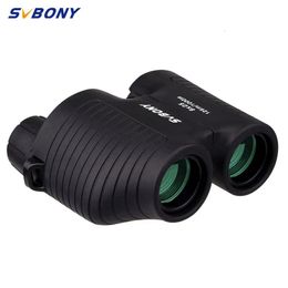 Telescope Binoculars SVBONY 8x25 SV10 Compact Fixed Focus Mini Portable Multicoated Porro Prism for Outdoor Spoorts Games F9323 231128