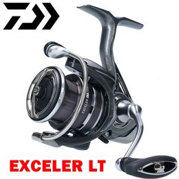 Fly Fishing Reels2 DAIWA Reel EXCELER LT Light Tough 1000D6000DH Strong LCABS Metail Spool 4KG12KG Ultraleve 185g320g 231129