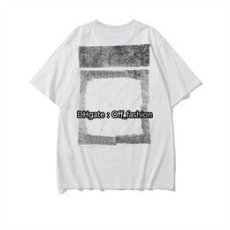 Off Men's T-shirts Offs White Irregular Arrow Summer Finger Loose Casual Short Sleeve T-shirt For Men Designer Women Printed Letter X On The Back