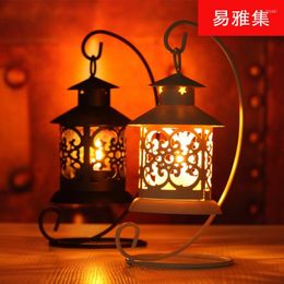 Candle Holders Modern Decor Tealight Classic Traditional Chinese Dining Table Portavelas Lantern Decoration BD50CH