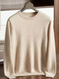 Men's Sweaters Sweater O-neck Pullovers Loose Oversized Knitted Bottom Shirt Autumn Winter Korean Casual Male Jumper Top Ropa Hombre