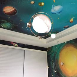 Pendant Lamps Nordic Designer Moon Light Planet Lights Creative Modern Fixtures Art Decor Kids Room Bedroom Restaurant Stairs