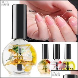 Nail Treatments Nail Treatments Art Salon Health Beauty New Cuticle Oil Treatment Dry Flower Natural Nutrition Liquid Soften Agent Nai Dhtbs