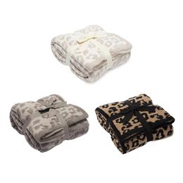 Blankets Leopard Print Sofa Blanket Cheetah Velvet Air-conditioning Suitable For Air Conditioning251S