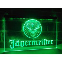 Other Home Decor Jagermeister Deer Head Led Neon Light Sign -R061 230428