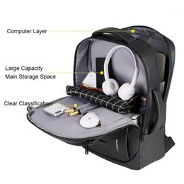 Laptop Backpack Mens Male Backpacks Business Notebook Mochila Waterproof Back Pack USB Charging Bags Travel Bagpack1299S