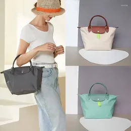 Shopping Bags 2023 Classic Nylon Dumplings Anniversary One Shoulder Handheld Women's Bag Commuter Folding Underarm Tote