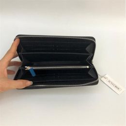 6 Colour Single Zipper High Quality Womens Iconic Fashion Long Wallet Coin Purse Card Case Holder Brown Waterproof Canvas 60017319H