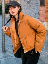 Women's Trench Coats Womens Winter Clothing 2023 Colours Jacket Women Warm Thick Parkas Cropped Coat Korean Style Fashion Casual Comfort