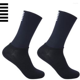 Sports Socks BMAMBAS Anti Slip Seamless Cycling Integral Moulding High-tech Bike Sock Compression Bicycle Outdoor Running Sport