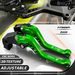 For Kawasaki Z400 Z 400 2019-Present 3D Short Clutch Lever Brake Set Adjustable Handle Levers Motorcycle Accessories Parts