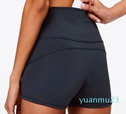 yoga short Pants Womens Running Shorts Ladies Outfit Summer Adult double-sided nude feeling Sportswear Girls Exercise Fitness