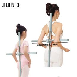 Core Abdominal Trainers Folding Yoga Stick Adjustable Universal for Adults And Children Correction Of Standing Posture Back Shape 231129