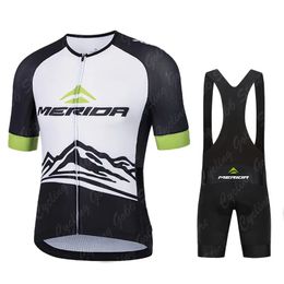 Cycling Jersey Sets Merida Team Edition Comfortable Breathable High Quality Clothing Summer Short Sleeve Mens Shirts 231128