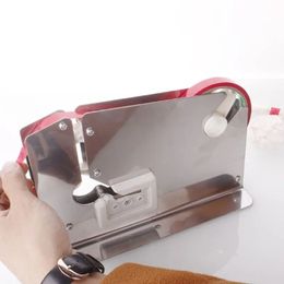 Tape Dispenser Stainless Steel Supermarket Bag Sealing Machine Food Packaging Fruit Shop Packer Portable Tape Cutter Dispenser 231129