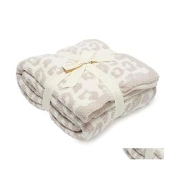 Blankets Sherpa Throw Blanket Fuzzy Fluffy Cozy Soft Fleece Flannel Plush 127X162Cm 130X180Cm Microfiber For Bed Sofa Drop Deliver230S