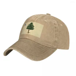 Ball Caps Maine Flag 1901 Cap Cowboy Hat Wild Baseball Man Mens Women's