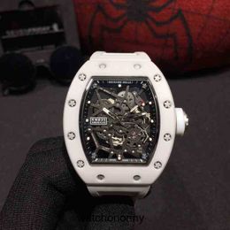 Designer Ri mliles Luxury watchs watches wristwatch Mens Mechanical Watch Richa Milles Rm035 Fully Automatic Movement Sapphire Mirror Rubber Watchband WatchG