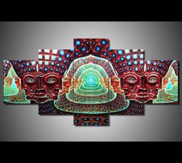 Living Room HD Printed Modular Canvas Poster 5 Panel Tool Alex Grey Graphical Framework Wall Art Painting Home Decor Pictures9293532