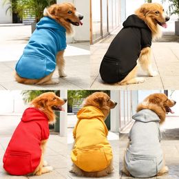 Dog Apparel Puppy Dog Hoodie for Small Medium Dogs Hooded Sweatshirt with Pocket Hat Pet Clothes Sweaters Cat Hoodies Coat Winter 231129