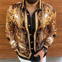 Men's Casual Shirts 2024 Men's Fashion Shirts Men's Suit Tops Gold Red Purple Button-Down Shirts Fashion Luxurious Soft Comfortable Plus Size 231128