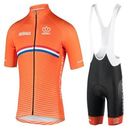 2022 Men Summmer triathlon Netherlands Dutch National Team Cycling Jersey mountain bike clothes maillot ciclismo ropa Size XXS-6XL210A