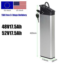 48V ebike battery 52V 14Ah 17.5Ah Folding Electric Fat Bicycle batteries For CMACEWHEEL RX20 750W Mate X Lankeleisi x3000plus