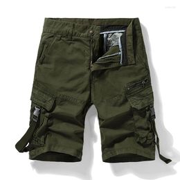 Men's Shorts 2023 Summer Men Cotton Cargo Brand Clothing Casual Multiple Pockets Army Tactical Classic Outdoor