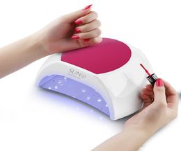 Sun 2c Led Nail Lamp Uv Lamp Nail 48w80w Sunuv Is Suitable For All Gel 33 Beads Led Display Nail Dryer Automatic Induction SH9425166
