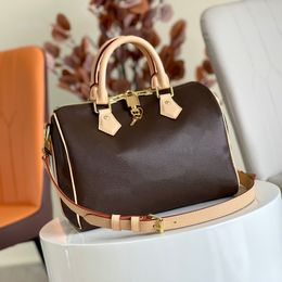 Designer Crossbody bag Genuine leather Handbag 25CM Luxury Shoulder bag Delicate knockoff Boston bag With Box YL044