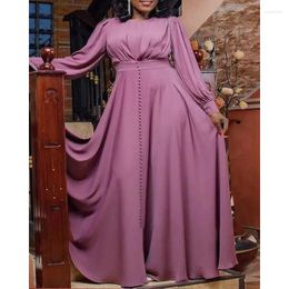 Ethnic Clothing African Wedding Party Dresses For Women Elegant 2023 Autumn Long Sleeve O-neck Evening Dress Robes Dashiki