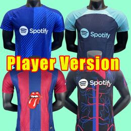 Player version ANSU FATI PEDRI soccer jerseys 23 24 LEWANDOWSKI GAVI ADAMA FERRAN RAPHINHA 2023 2024 barcelonas F. DE JONG DEST DEMBELE Special TER STEGEN