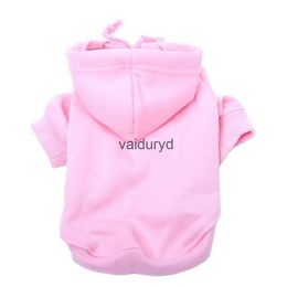 Dog Apparel Solid Cat Hoodie Sweater Pet Puppy T-shirt Coat for Dogs Cats Small Mediumvaiduryd