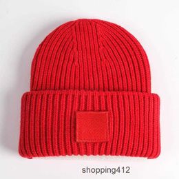 Beanie Designer Beanie Hats Designers Men Women Ac Square Smiley Face Wool Knitted Hat Wool Hat Casual Warm Elastic Fitted Caps Ac Beanie Ac HatA04M