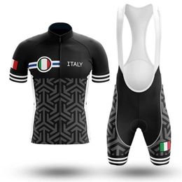 2022 Italy Pro Bicycle Team Short Sleeve Jersey Ciclismo Men's Cycling Maillot Summer breathable Cycling Clothing Sets228r