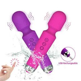 Vibrators Powerful Vibrator Sex Vibrates Toy Toys Products For Women Woman Av Magic Wand Clitoris Stimul Dildos